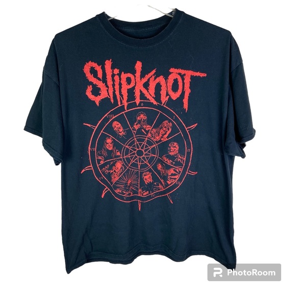 Amplified Unisex Band T-shirt - Guns N' Roses - Spliced Illusion, Donkergrijs, M